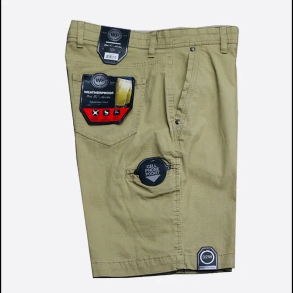 🌟 Men’s Weatherproof Ripstop Expedition Shorts with Pockets - Picture 5 of 7